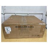 Wanan Large Square Storage Ottoman, 35" Tufted Ottoman with Storage