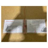 2PCS Noble House Elize Aluminum & Faux Rattan Bistro Chairs