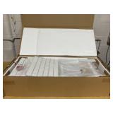 2PCS Simple Outdoor Acacia Wood Foldable Dining Chairs