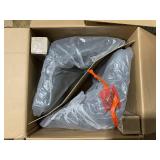 2PCS Baxton Studio Cody Mid-Century Modern Fabric Upholstered Walnut Finished WoodChair Set