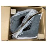 2PCS Baxton Studio Cody Mid-Century Modern Fabric Upholstered Walnut Finished WoodChair Set