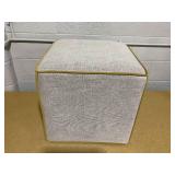 Lynwood Square Upholstered Cube Ottoman - Threshold Designed with Studio McGee