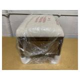 Woodspring Cane Base Ottoman Dark Walnut/Cream - Threshold Designed with Studio McGee