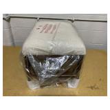 Woodspring Cane Base Ottoman Dark Walnut/Cream - Threshold Designed with Studio McGee