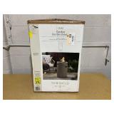 Threshold 25" Patio Deck Outdoor Tabletop Outdoor Propane Gas Fire Column Pit 30,000BTU