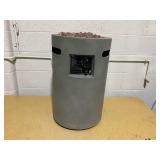 Threshold 25" Patio Deck Outdoor Tabletop Outdoor Propane Gas Fire Column Pit 30,000BTU