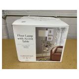 Floor Lamp with Marble Table - Threshold