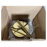 Floor Lamp with Marble Table - Threshold