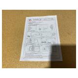 KEMIMOTO UTV Rear Windshield, Back Wind Screen Back Window, Compatible with Can-Am Defender HD 5/ 8 /10 / MAX 2016 2017 2018 2019 2020 2021 2022 2023 2024