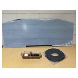 KEMIMOTO UTV Rear Windshield, Back Wind Screen Back Window, Compatible with Can-Am Defender HD 5/ 8 /10 / MAX 2016 2017 2018 2019 2020 2021 2022 2023 2024