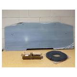 KEMIMOTO UTV Rear Windshield, Back Wind Screen Back Window, Compatible with Can-Am Defender HD 5/ 8 /10 / MAX 2016 2017 2018 2019 2020 2021 2022 2023 2024