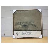 Color Block Abstract Canvas Framed Art Neutrals - Threshold