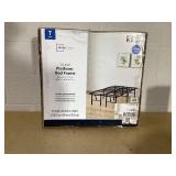 Twin Size Mainstays 14" High Quad Fold Steel Platform Bed Frame