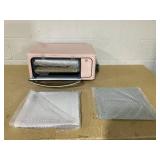 Beautiful Infrared Air Fry Toaster Oven, 9-Slice, 1800 W, Rose by Drew Barrymore