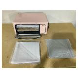 Beautiful Infrared Air Fry Toaster Oven, 9-Slice, 1800 W, Rose by Drew Barrymore