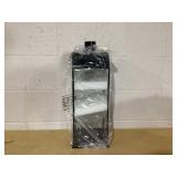 Tall Metal Lantern Black - Threshold