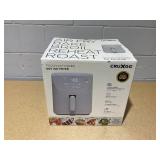 CruxGG 6qt Air Fryer Gray: 1500W Electric Fryer