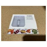 CruxGG 6qt Air Fryer Gray: 1500W Electric Fryer