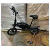 Jetson Bolt Folding Electric Ride-On Bike, Easy-Folding, Built-in Carrying Handle, Twist Throttle, Up to 15.5 MPH