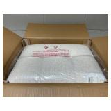 Woodspring Cane Base Ottoman Dark Walnut/Cream - Threshold designed with Studio McGee