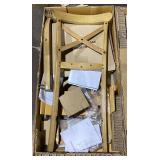 LOT OF 4 24" Litchfield X-Back Counter Height Barstool - Threshold