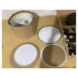 Avenal 3-Head Shaded Arc Floor Lamp Black - Threshold