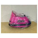 6V Pink Glow Bumper Car, Battery Powered Ride on for Children by Flybar, Ages 1.5+, 66lbs, 1mph