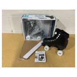 Derby Kids Beginner Roller Youth Skates Black 3-6 Unisex Quad 8 YR+