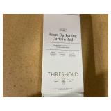 French Pipe Curtain Rod - Threshold 66"-120"