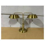 Brass Double-Shaded Table Lamp - Hearth & Hand with Magnolia