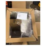 Glacier Bay 24 in. W x 21 in. D x 34 in. L Stainless Steel Laundry Sink with Faucet and Drawer Cabinet in Black  Customer Returns See Pictures