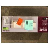 Home Decorators Collection Alberson Collection 3-Light Brushed Nickel LED Vanity Light with Frosted Acrylic Shade Customer Returns See Pictures