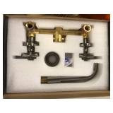 SUMERAIN Modern Double Handle Wall Mounted Bathroom Faucet in Brushed Nickel Customer Returns See Pictures