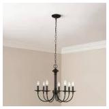 7-Light Oil Rubbed Bronze Candle Chandelier Light Fixture Customer Returns See Pictures
