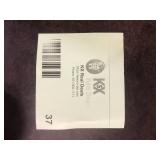 Hampton Bay Garfield 11 in. W x 2.42 in. H Integrated LED Brushed Aluminum Square Track Flush Mount Ceiling Light Customer Returns See Pictures