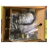 Glacier Bay Deveral 4 in. Centerset 2-Handle High-Arc Bathroom Faucet in Matte Black  Customer Returns See Pictures