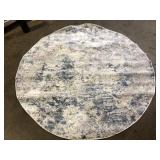 SAFAVIEH Amelia Gray/Blue 7 ft. x 7 ft. Round Distressed Abstract Area Rug Customer Returns See Pictures
