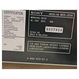 Sony Minidisc Deck MDS-JE510