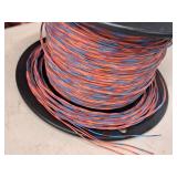 Lot of (1 Partial Spool) CCW-F-2/24 S1000 BL-R/R-BL,O-R/R-O Cross Connect Electrical Wire