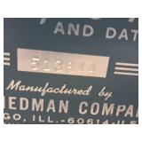 Lot of (2) Vintage The Hedman Company Check Processing Machines (with keys) - Royal Companion Sign-O-Meter and Dater