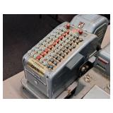 Lot of (2) Vintage The Hedman Company Check Processing Machines (with keys) - Royal Companion Sign-O-Meter and Dater