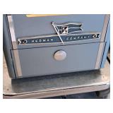 Lot of (2) Vintage The Hedman Company Check Processing Machines (with keys) - Royal Companion Sign-O-Meter and Dater