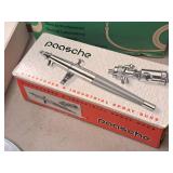 Paasch Remote Feeder Air Eraser Air Brush + Spray Gun with Box of Air Eraser Compound