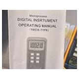 Microprocess Digital Two K-Type Digital Thermometer