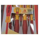 Vdeline Tolsen Insulated Precision Screwdriver Set 7-piece