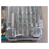 Craftsman Slotted Screwdriver 1/8"x4", Makita 3-Pack #3 Phillips Double-Ended Power Bits and Masterforce Driver Kit with Case