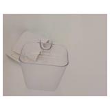 Plastic Assorted Storage Bins - (2) 6"x6"x10-1/2", (1) 22"x11"x19"