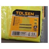 Lot of (2) Tolsen Safety Reflector Vests - 2X-Large, 3X-Large
