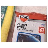 Assorted Auto Cleaning Accessories - Muc Off Cleaning Kit, Autodrive 27ct Glass Wipes, 4-pack Grants 12"x12" Microfiber Cloths, (1) 3-pack Cloths, (2) Loose Cloths