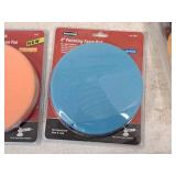6" Polishing Foam Pad, 6" Compound/Cutting Foam Pad, 6" Finishing Foam Pad